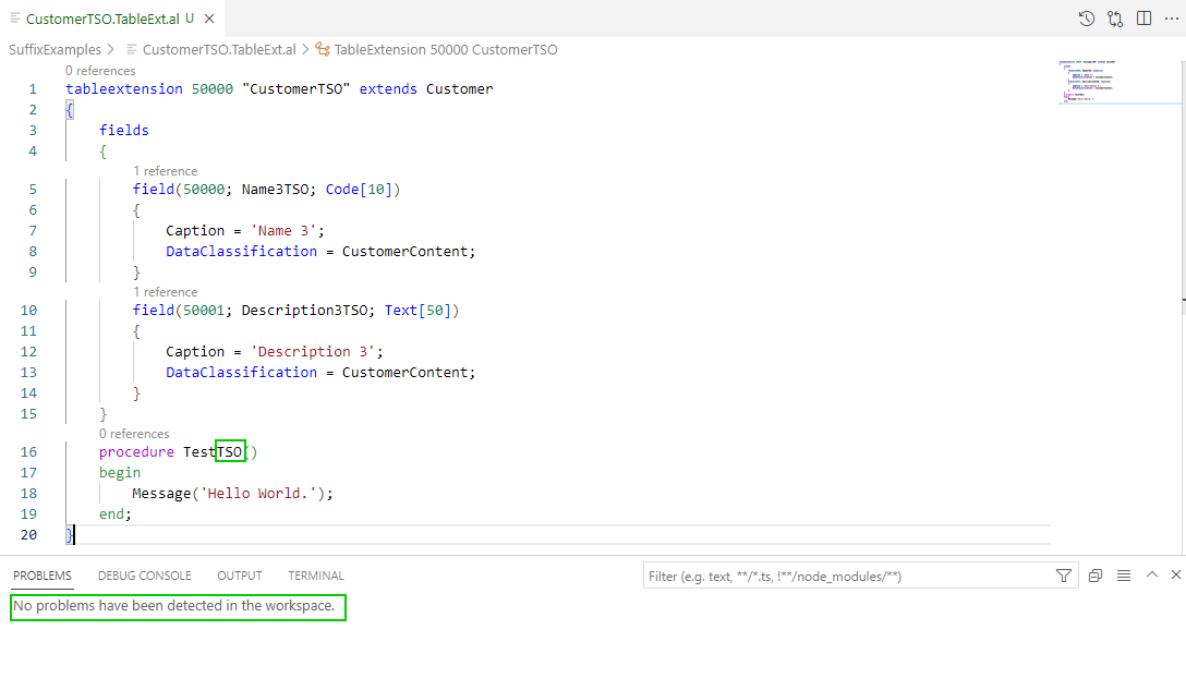 SuffixTableExtension2