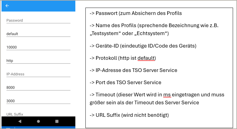 Android App Einrichtung
