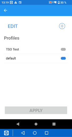 Android App Beispielkonfiguration