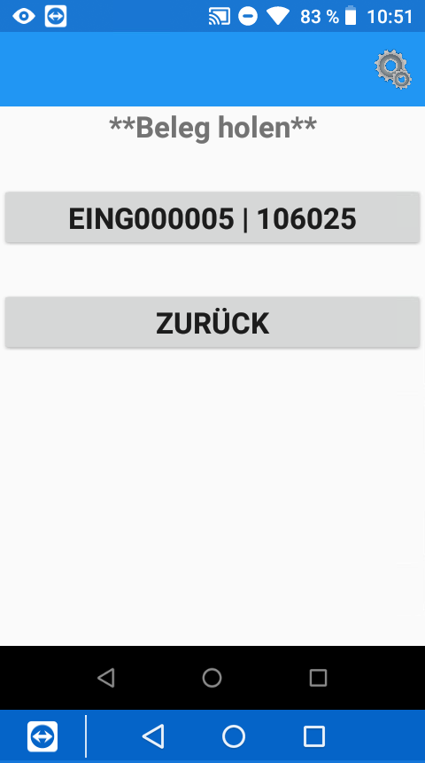 MDE Beleg identifizieren