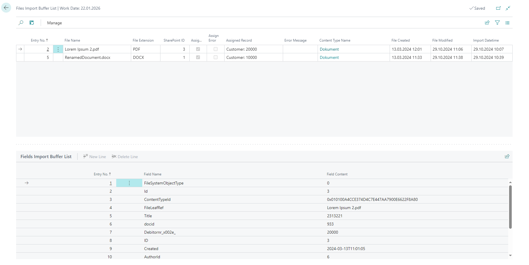 DMS Import Setup - Documentation DMS Connector SharePoint