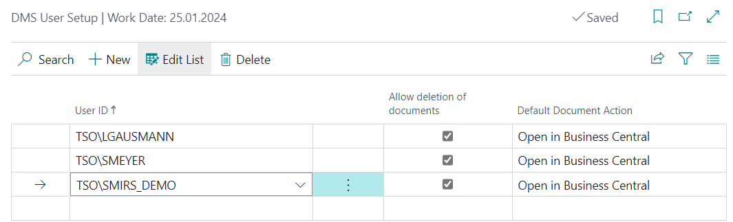 DMS User Setup - Documentation DMS Connector SharePoint