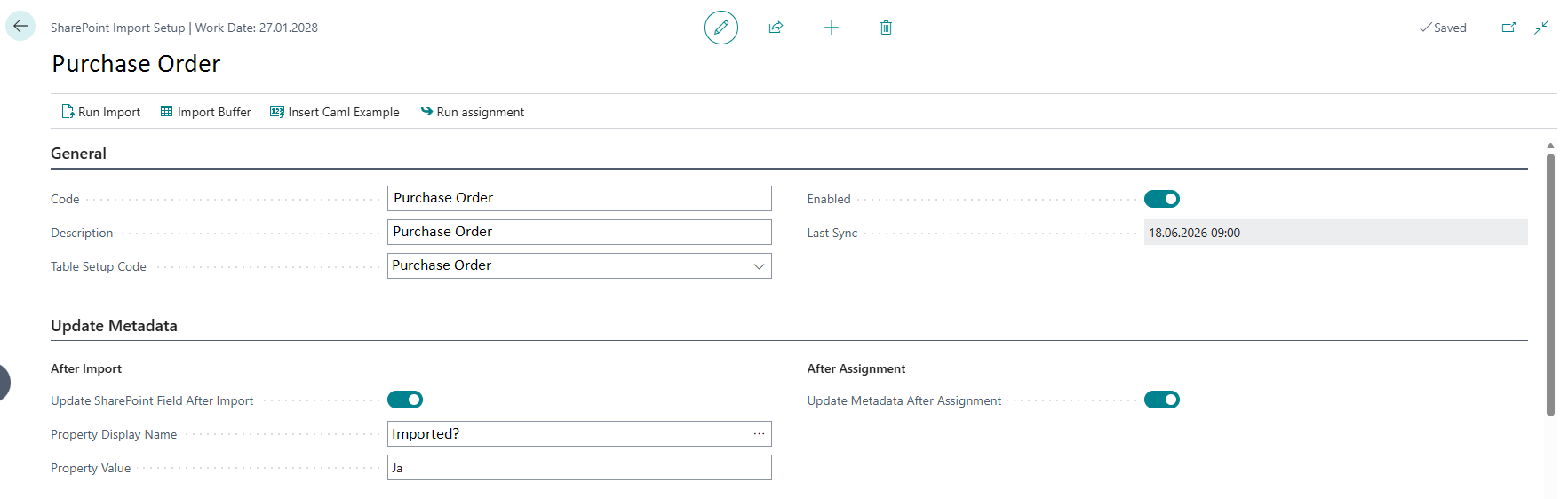 DMS Import Setup - Documentation DMS Connector SharePoint